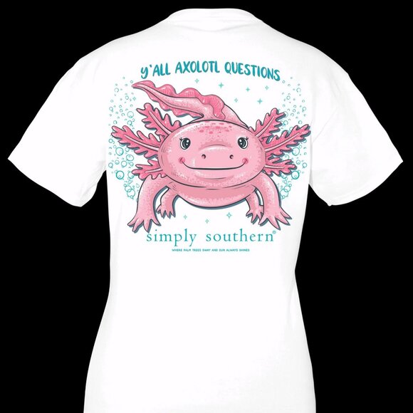 “Ya’ll AXOLOTL Questions” Shirt by Simply Southern - Picture 3 of 4